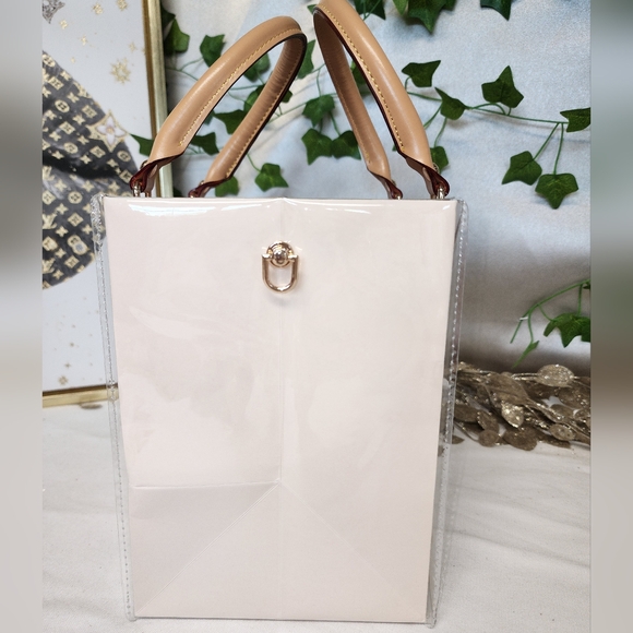 Authentic Louis Vuitton Retail Shopping Bag in A PVC Tote - Picture 4 of 9